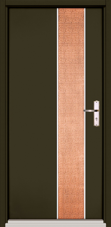 0329-117直卡  |門的藝術|防火鋼木玄關門|鋼板壓花