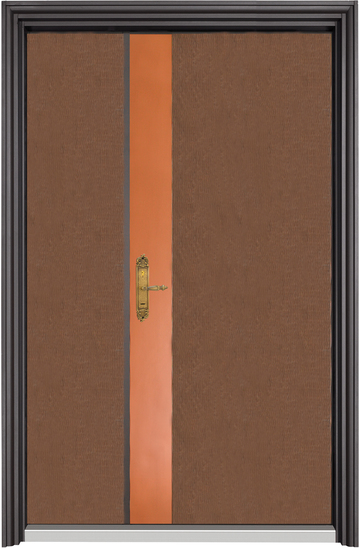 0503-104婉約  |門的藝術|防火鋼木玄關門|陶瓷玻纖