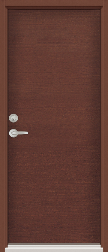03-310木貼鐵刀木  |門的藝術|防火室內門|木製