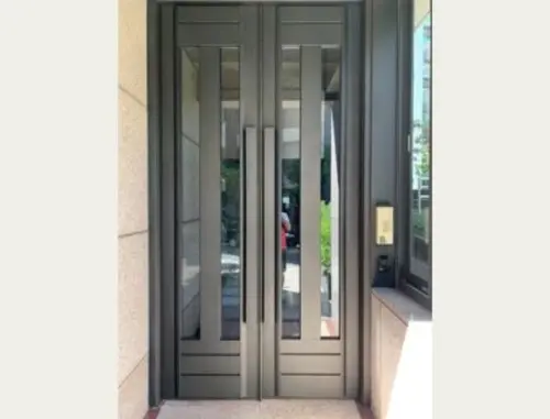 ⚑工程實績 | 內湖 | 社區大門 碧璽造型藝術門產品圖